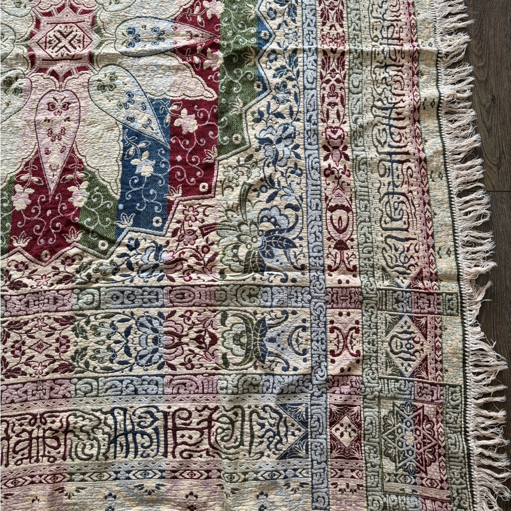Spanish Granada craftsman woven tapestry textile - Picture 10 of 15